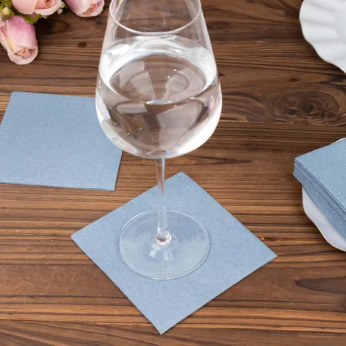 Vista 16 de Efavormart - Paquete de 20 servilletas de papel Airlaid de papel suave con tacto de lino rosa rubor de oro rosa, altamente absorbentes Rosa (Blush)