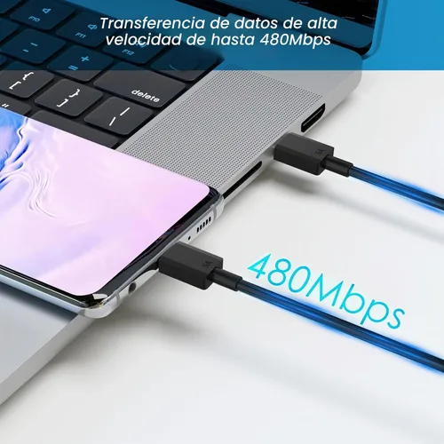 Vista 4 de Cargador súper rápido de 25 W, cargador de pared tipo C con cable de 6.7 pies de largo compatible con Samsung Galaxy S23 Ultra/S23/S23+/S22/S22