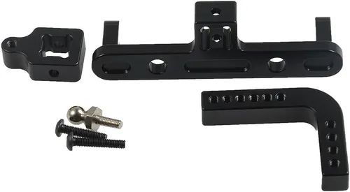 Vista 3 de RCLIONS Receptor de enganche de remolque de caída ajustable para 1/10º