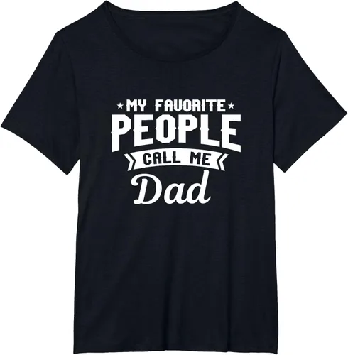 Vista 31 de My Favorite People Call Me Dad - Camiseta divertida, Negro, S