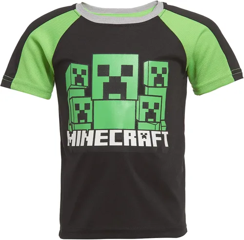 Vista 3 de Minecraft Conjunto de camiseta sin mangas de 3 piezas para niños Creepers
