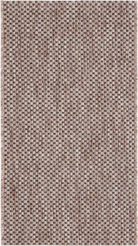 Vista 122 de SAFAVIEH Alfombra Lavable para Exteriores Colección Courtyard - 2'3" x 5', Azul Aqua y Gris, No Desprende Pelusa y Fácil Limpieza, Ideal para Patio