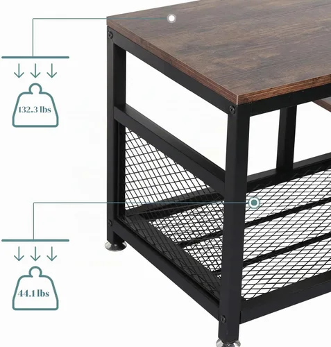 Vista 7 de VECELO Soporte de TV para televisores de 55 pulgadas, mesa de consola de medios para centro de entretenimiento con almacenamiento para sala de estar