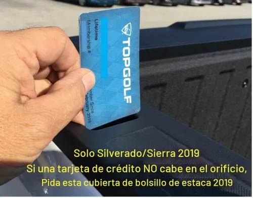 Vista 3 de Fundas de bolsillo para estacas para Silverado/Sierra 2019 y posteriores (Juego de 2) NO impresas en 3D