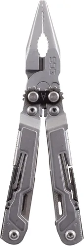 Vista 2 de SOG PowerPint Mini Compact de Acero Inoxidable Multiherramienta 18 herramientas ligeras especializadas y SOG alicate multiherramienta navaja