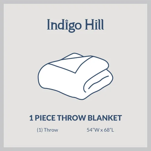 Vista 43 de Indigo Hill by HiEnd Accents Acadia - Manta de sherpa con estampado de pinos bosques, naturaleza, bosque, montaña, manta occidental para acampar al
