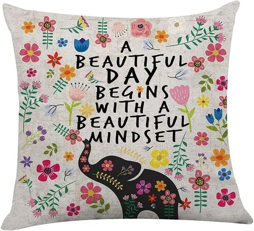 Vista 14 de Littlefa Inspiring Gifts - Funda de cojín con diseño de flores retro, funda de cojín decorativa para sala de estar, dormitorio, decoración para Sé