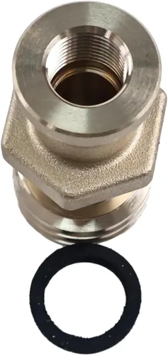 Vista 3 de RE7141M Conector de tanque de propano para carretilla elevadora Válvula de adaptador de conexión masculina