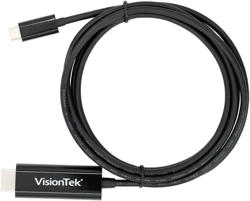Vista 3 de VisionTek Cable activo USB-C a HDMI 2.0 de 6.6 ft (M/M)