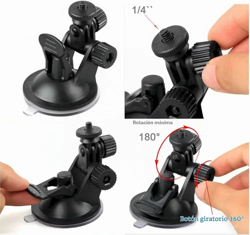 Vista 4 de DaVoice Soporte para teléfono celular para parabrisas de automóvil, compatible con iPhone X XS Max XR 8 Plus 7 Plus 6S Plus 6 Plus SE Samsung Galaxy