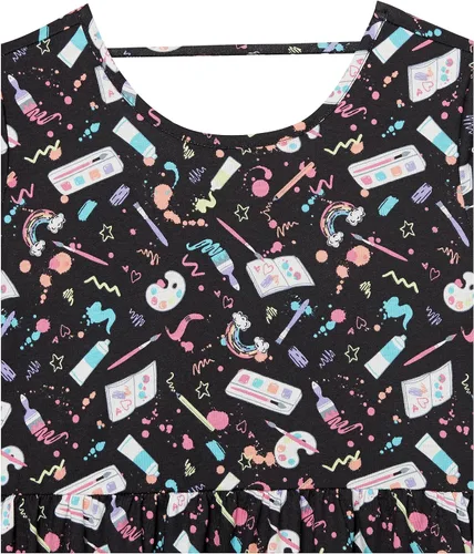 Vista 5 de The Children's Place Girls' Short Sleeve Casual Skater Dresses