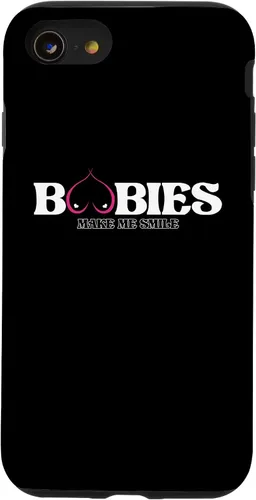 Vista 23 de iPhone 11 Funny Boobies Make Me Smiles Funda de humor para adultos