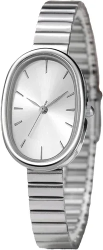 Vista 11 de BESTKANG Relojes Exquisitos para Mujer, Reloj de Lectura Fácil, Reloj de Moda Ovalado Ultradelgado Impermeable para Dama