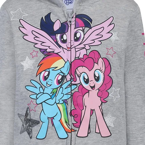 Vista 3 de My Little Pony Girl's Roleplay Hoodie with 3D Ears