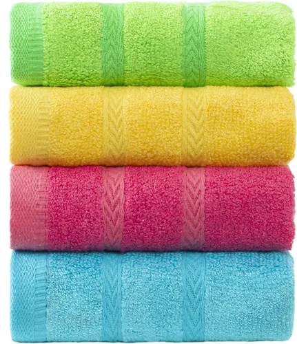 Vista 7 de MEMRUI Toallas Multicolor para Puntas de los Dedos para Baño - Toallas Faciales para Niños, 10 x 18 Pulgadas, 8 Piezas en 4