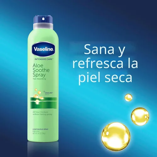 Vista 2 de Vaseline® Intensive Care™ Aloe Soothe Spray, 6.5 Oz (184 ml)