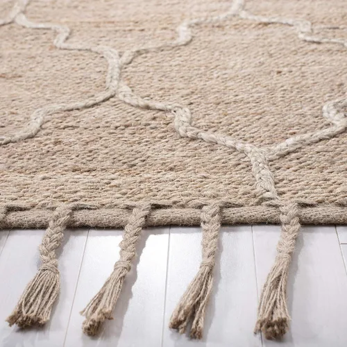 Vista 3 de SAFAVIEH Natural Fiber Collection - Alfombra decorativa de 2 pies 3 pulgadas x 4 pies, natural, hecha a mano, rústico, geométrico, marroquí