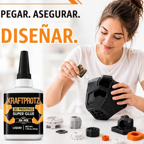 Vista 2 de Impresión 3D Super Glue Ultra Liquid 1.75 oz - PLA ABS PETG TPU Instantáneo
