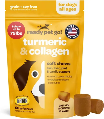 Vista 22 de Masticables para Alergias de Perros con Probióticos Masticables para Alergias Estacionales para Perros con Aceite de Salmón Salvaje de Alaska
