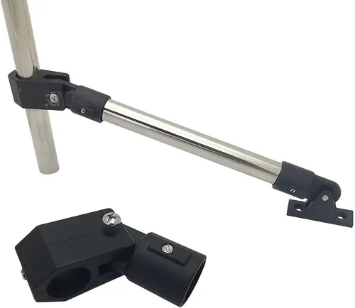 Vista 3 de 4 unids barco bimini accesorios tapa tapa ojo extremo nylon negro par 7/8 pulgadas barco bimini top