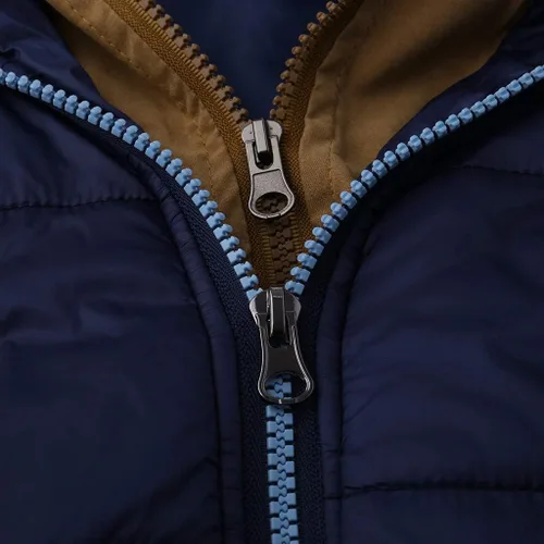 Vista 29 de WENKOMG1 Chaleco con capucha con doble cremallera para hombre, abrigo de color sólido, abrigo cálido y grueso, sin mangas, chaqueta suelta