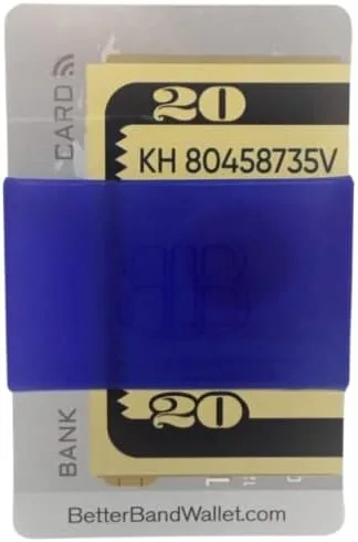 Vista 7 de Better Band Wallet, BlancoAzul, Minimalista