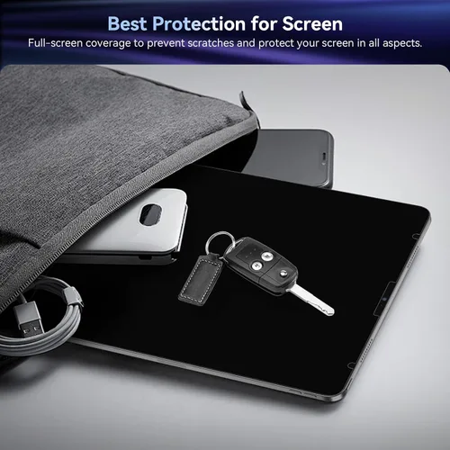 Vista 7 de Protector de pantalla de privacidad compatible con iPad de 10.2 pulgadas (9ª/8ª/7ª generación, 2021/2020/2019), filtro espía de luz azul