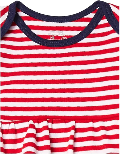 Vista 5 de Tienda Essentials Baby Girls' Short-Sleeve Dress, Pack of 3
