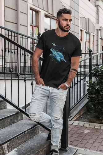 Vista 3 de MATXSOMAX Camisetas gráficas para hombre, camisetas de astronauta, camisetas gráficas de diseño genial para hombre