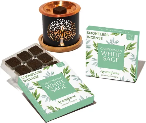 Vista 10 de Ladrillos y quemador de incienso Nag Champa - Super Set