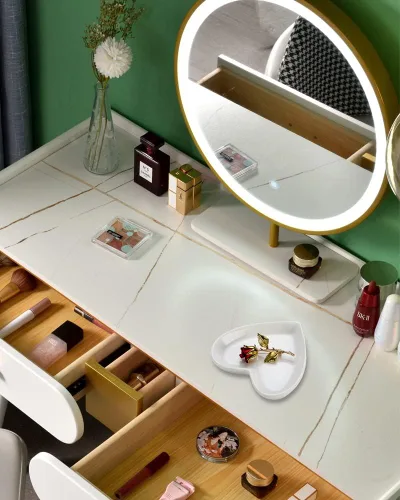 Vista 6 de JAMEND CLXP 2 platos de compromiso para anillos de boda para recién casados, decoración del hogar en forma de corazón, bandejas de cerámica