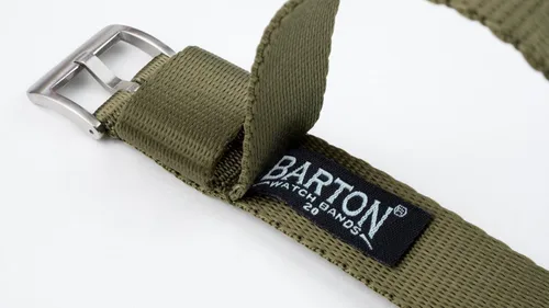 Vista 4 de BARTON Elite NATO® Style Correa de reloj - 18mm, 20mm, 22mm o 24mm - Correas de reloj de nailon de cinturón de seguridad