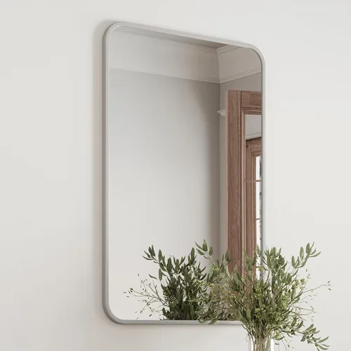 Vista 14 de Design House Isla - Espejo rectangular para pared, 30 pulgadas de alto x 20 pulgadas de largo, marco de metal moderno, para sala de estar