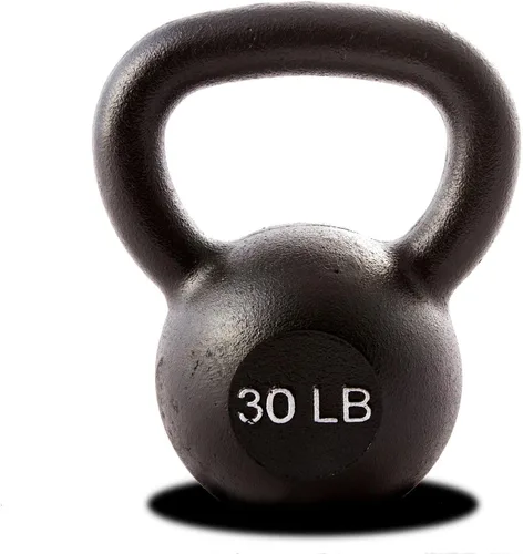 Vista 19 de Kettlebell Weights – 5lb to 80lb Cast Iron Kettlebells with Matte Black Finish – Full Body Strength Training & CrossFit Conditioning – Ideal for
