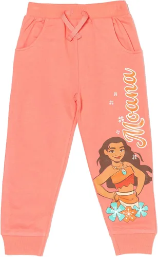 Vista 4 de Disney Princess Frozen Moana Belle Rapunzel Jasmine Ariel Cenicienta Paquete de 2 pantalones para niños pequeños a niños grandes