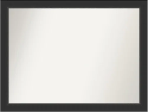 Vista 74 de Amanti Art Espejo personalizado, espejo de baño negro Astor, espejo de pared o espejo de tocador de baño sobre el fregadero (25 x 25 pulgadas)