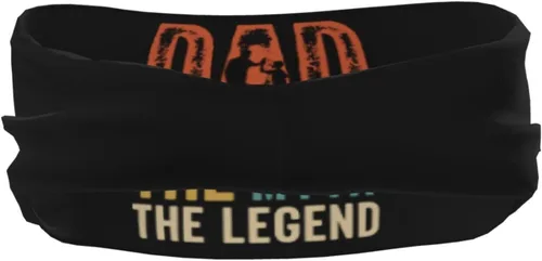 Vista 5 de Dad The Man The Myth The Legend Headband for Men Women Sports Sweatband for Fitness Exercise Moisture Wicking Running Yoga Hairbands