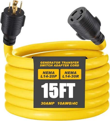 Vista 15 de Kanayu Cable adaptador de interruptor de transferencia de generador NEMA TT