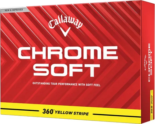 Vista 17 de Pelotas de golf Callaway Golf Chrome Soft Pista triple (blanco)