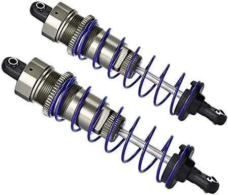 Vista 6 de Amortiguador de choque de coche RC, 1 par de amortiguador de metal para 1/10 RC accesorios de repuesto de coche (4.134 in)
