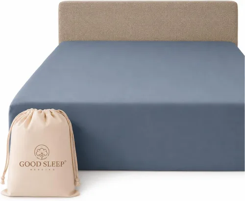 Vista 19 de Good Sleep Bedding Sábanas ajustables Twin XL - Sábanas Twin XL extra largas de 800 TC para dormitorio, sábana ajustada 100% algodón egipcio Twin