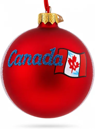 Vista 4 de CN Tower, Toronto, Canadá, bola de cristal adorno de Navidad 3.25 pulgadas