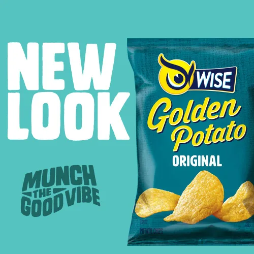 Vista 4 de Wise Golden Original Papas fritas (Wise Snacks Original, 0.75 oz – 40 unidades)