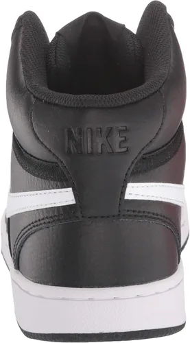 Vista 3 de Nike Tenis Court Vision Mid para mujer NegroBlanco 7