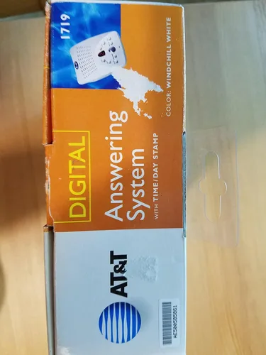 Vista 2 de AT&T Contestador digital 1719 con identificador de llamadas audible