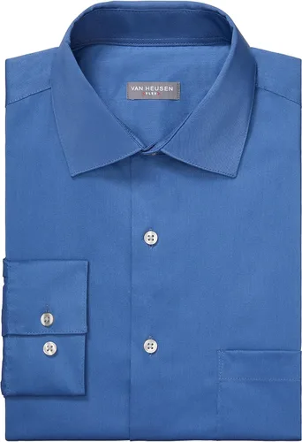 Vista 3 de Van Heusen Camisa de vestir para hombre, ajuste regular, ultra sin arrugas, cuello flexible elástico