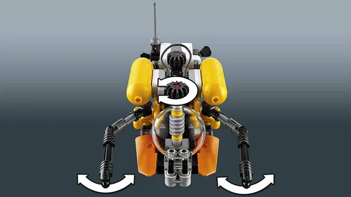 Vista 4 de LEGO Technic juego explorador oceánico.