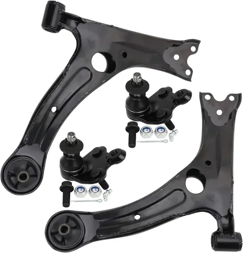 Vista 64 de Detroit Axle - Ejes de eje CV delantero izquierdo y derecho + Reemplazo de juntas esféricas de brazos de control inferiores delanteros para Ford
