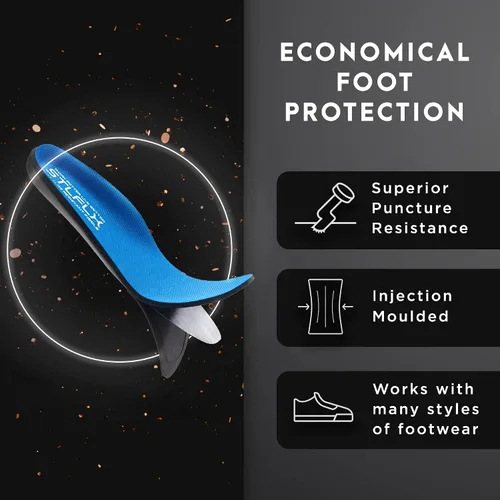 Vista 5 de STLFLX - SoleGUARDZ™ - Plantilla resistente a pinchazos, suela ergonómica, plantillas para zapatos regulares, botas de trabajo y calzado de seguridad