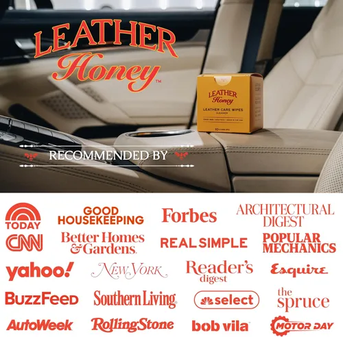 Vista 8 de Leather Honey Toallitas limpiadoras: cuero limpio sobre la marcha. 10 toallitas de limpieza para cuero, imitación y vinilo: cualquier